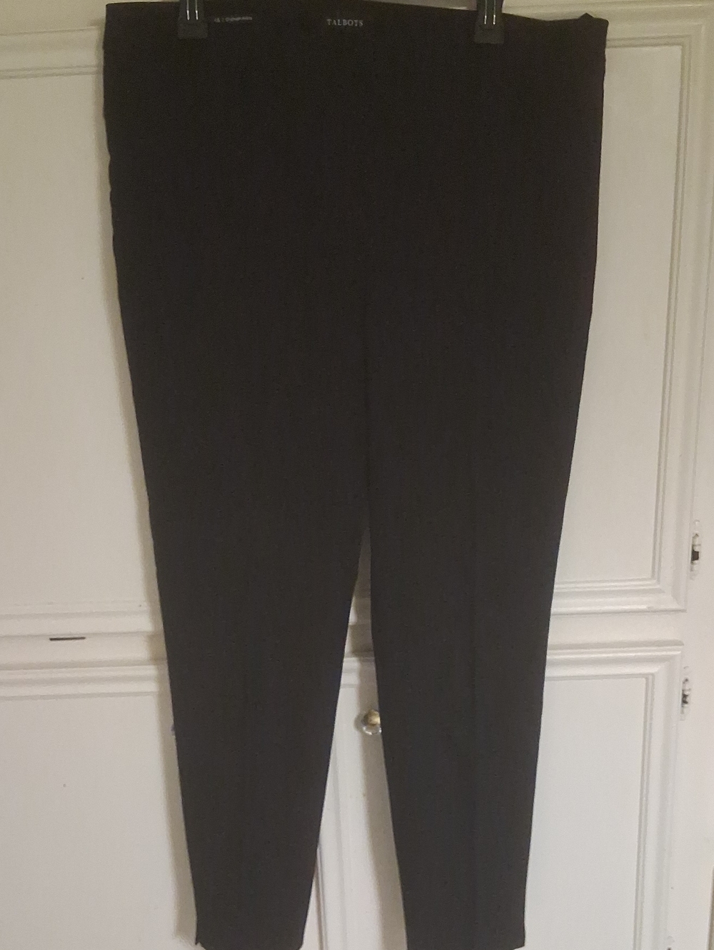 Talbots Black Skinny Women's Pants Size:14×28 In Chatham Ankle